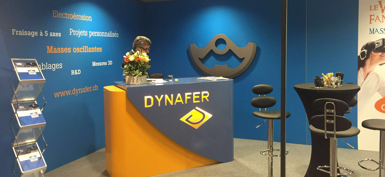 DYNAM nos projets stands Dynafer IMG 7780, agence marketing événementiel suisse