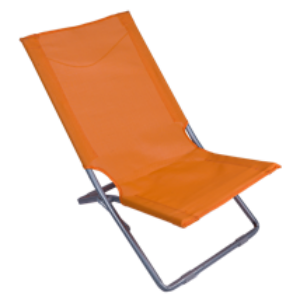 Transat en toile pour extérieur - orange