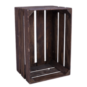 Cageot petit - bois foncé