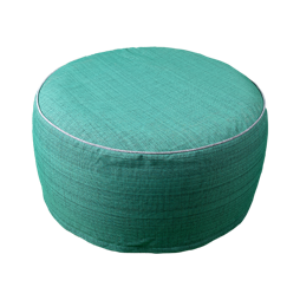 Assise blanche avec coussin gris 21 Pouf gonflable - vert