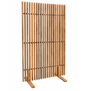 Paravent ajouré en bois naturel