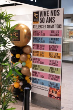 Expo 50 ans Manor Sierre 5 , agence marketing événementiel suisse